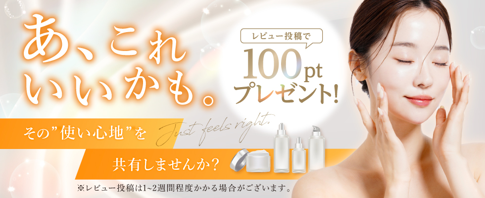 レビューポイント100ptプレゼント